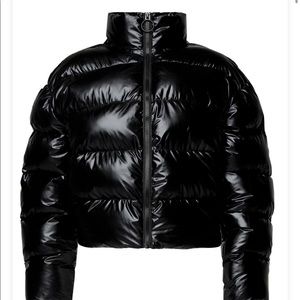 Black Puffer Coat - RARE